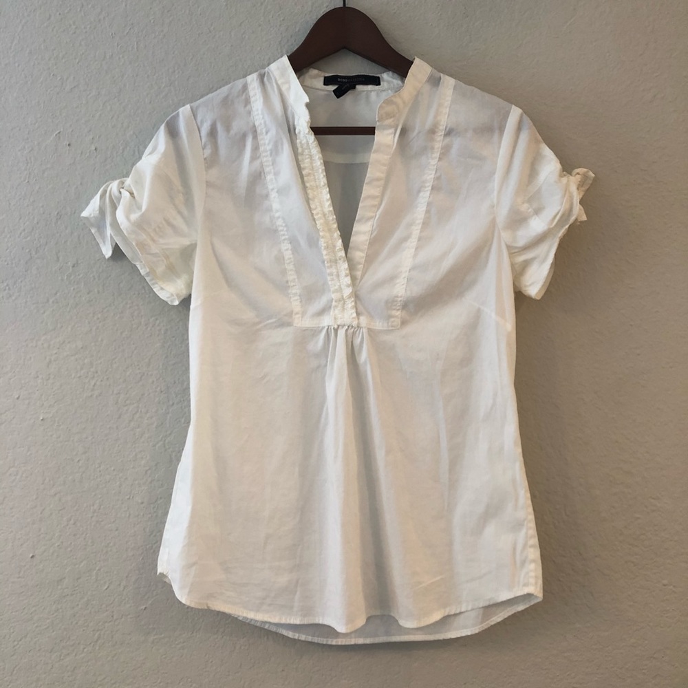 BCBG White Blouse